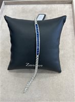 Pulsera Zancan Hombre in Plata Spinello ESB308-BL - ESB308-BL